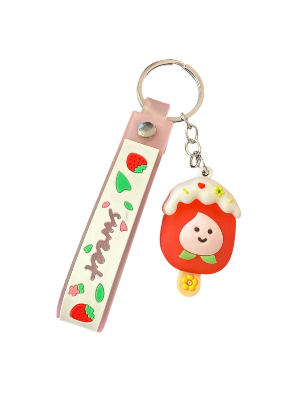 "Sweet" nøkkelring med iskrem figur