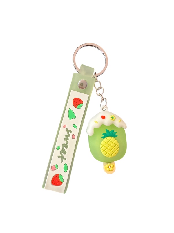 "Sweet" nøkkelring med iskrem figur