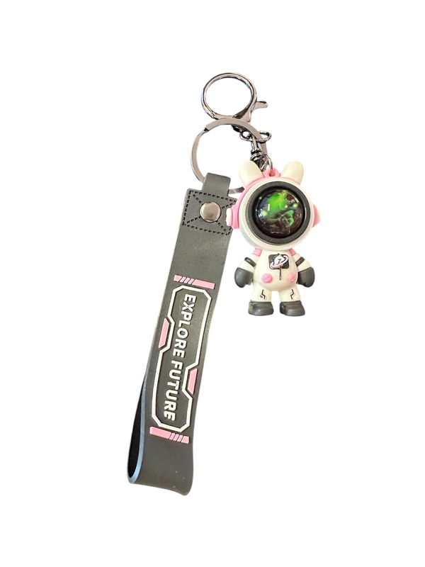 "Explore future" nøkkelring med astronaut