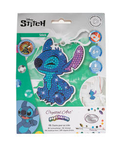 Stitch, Crystal Art Bag Charms Stitch Blå  - Hobby