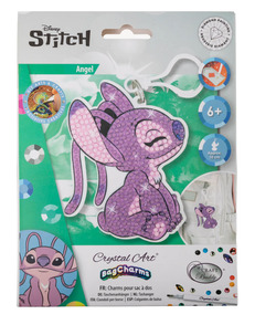 Angel, Crystal Art Bag Charms Angel Rosa - Hobby