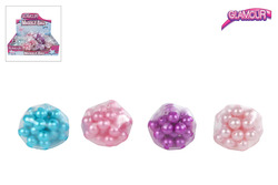 Crakle Glamour Marble Ball 5cm lys rosa - Fidget Toys