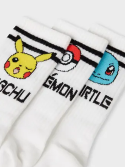 Name It Milton Pokemon 3pk Sock