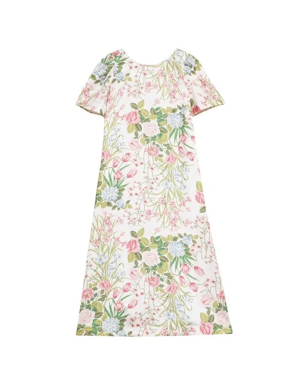 Tailored Satin Maxi Dress