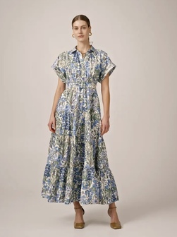 Poplin Shirt Dress  - by TiMo