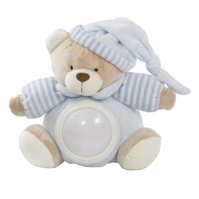 BAMSE MED LYS 21CM BLÅ TINKA BABY Blå Bamse med Lys - Tinka