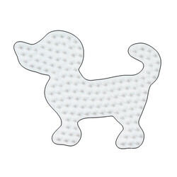 Hama Midi perlebrett - liten hund Hund - hama