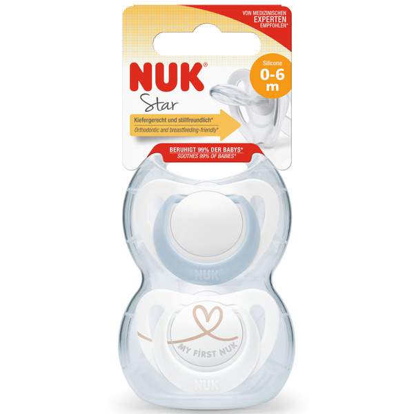 Nuk Smokk STAR Blå 0-2 mnd