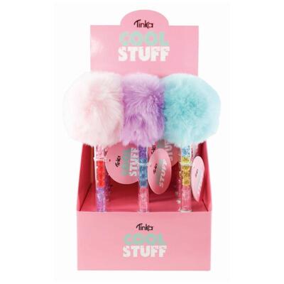 PENN FLUFFY POM POM TINKA COOL STUFF Turkis,Rosa,Lilla - Tinka