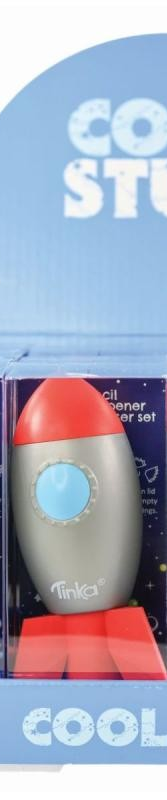 BLYANTSPISSER RAKETT TINKA COOL STUFF