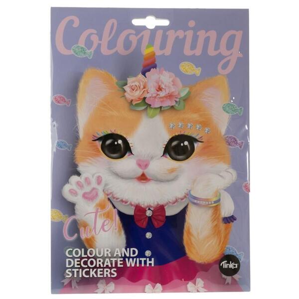 STICKERS DEKORERING CUTE CAT - TINKA