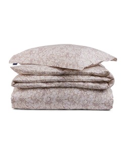 Sengesett med Høstløv, Bomullssateng, Hvit/Beige Hvit/Beige - Lexington