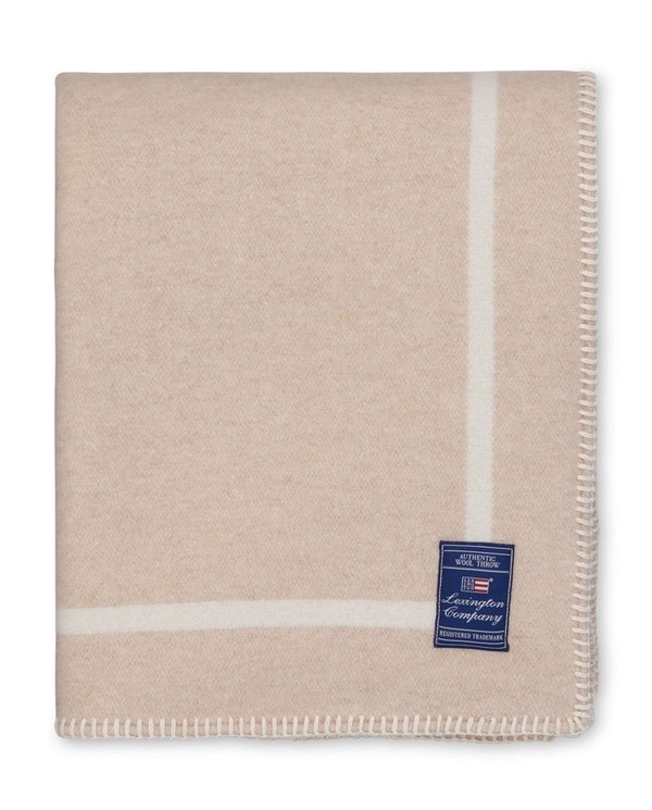 Bjørn Jacquard Pledd i Resirkulert Ull