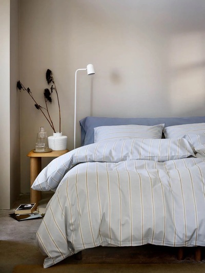 Magnus Sengesett Ekstra Fin Bomull, Dus Denimblå Dus Denimblå - Høie of Scandinavia 