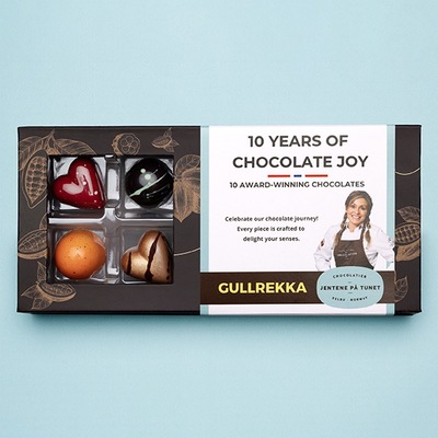 Gaveeske 10 Biter - Gullrekka  ikke relevant - JENTENE PÅ TUNET