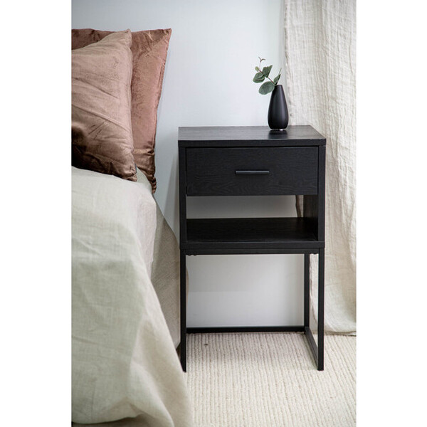 Alexis Nattbord - Svart 40x40x65cm