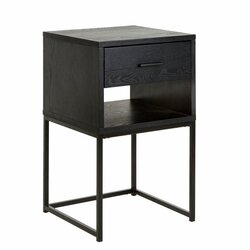 Alexis Nattbord - Svart 40x40x65cm