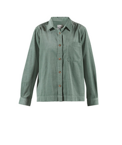 Blue Gas Corduroy Shirt  - Blue Sportswear