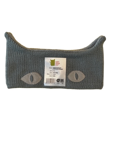 Kattnakken Panneband Merinoull barn Hav - Kattnakken