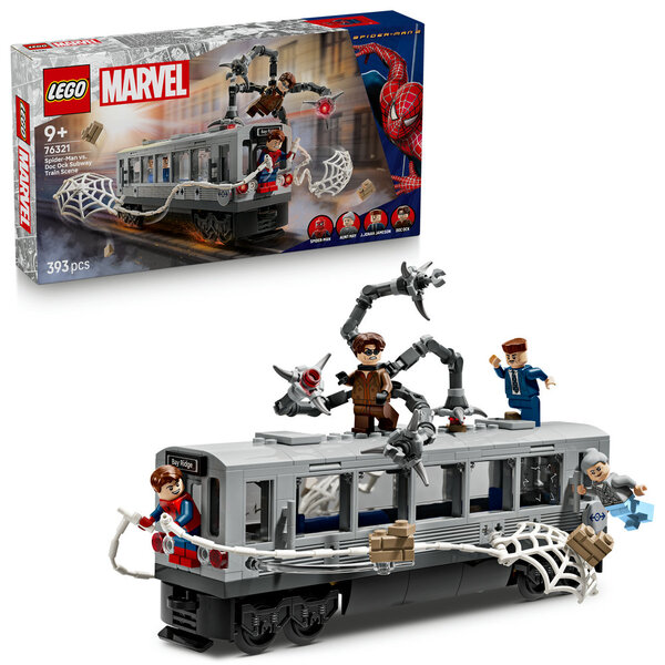 LEGO 76321 Spider-Man mot Doc Ock: T-banescenen