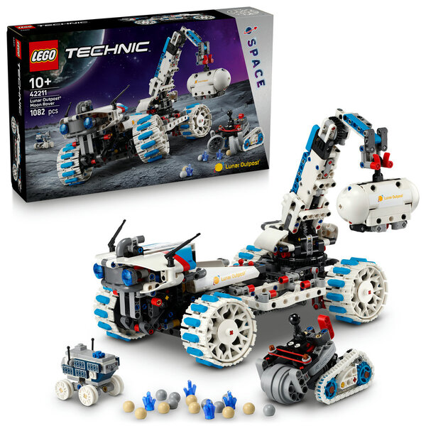 LEGO 42211 Lunar Outpost™ månerover-romkjøretøy