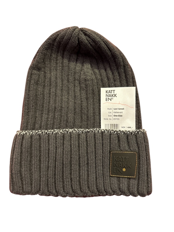 Kattnakken Lue i lamull   One Size junior/vaksen