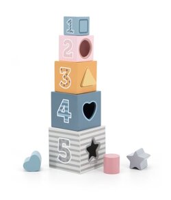 PolarB Nesting & Stacking Blocks Stabletårn - Småbarns Leiker