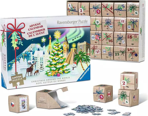 Ravensburger puslespill adventskalender 