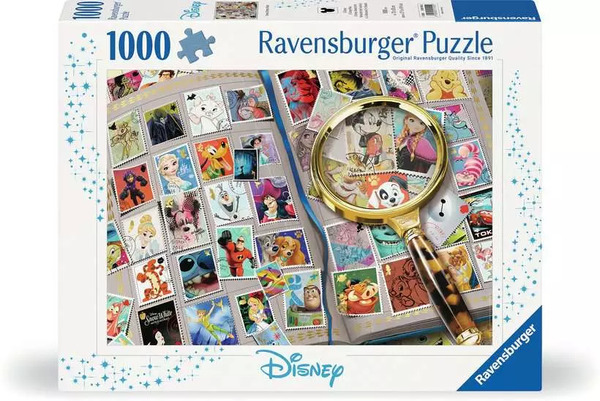 Ravensburger puslespill 1000 Disney frimerkealbum