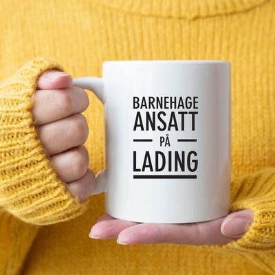 Kopp Barnehageansatt på lading - Happystar