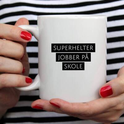 Kopp Superhelter jobber på skole - Happystar