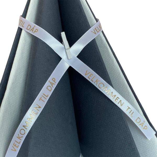 Pyntebånd med tekst 10m