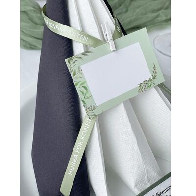 Bordkort enkle 20pk Oliven - Happystar