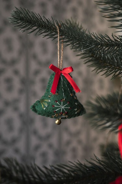 Ullfilt Bjelle Grønn ikke relevant - UND Seasonal 