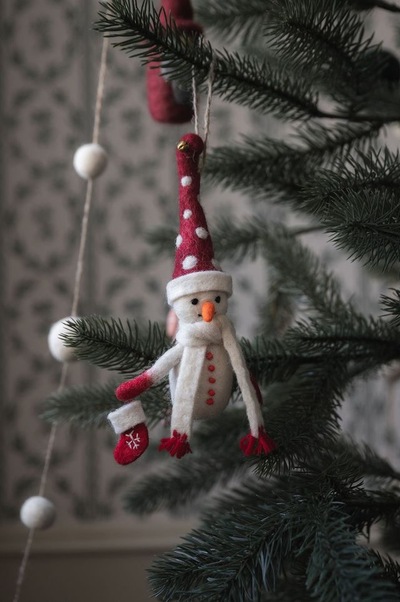 Ullfilt Nisse-Snømann ikke relevant - UND Seasonal 