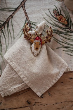 Håndlaget Ornament, Reinsdyr-Nisse  - UND Seasonal 