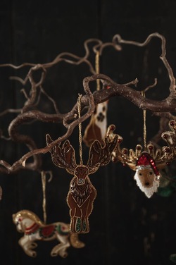 Håndlaget Ornament, Elg  - UND Seasonal 