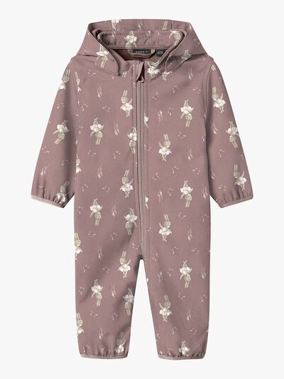NBNALFA08 SOFTSHELL SUIT AOP  Woodrose BUNNY - Name It