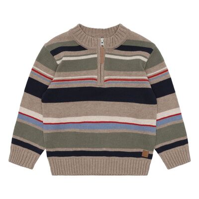 HCPelle KnitStripe Biscuit - Hust & Claire