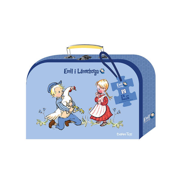 Emil - Puslespill og koffert - 24 biter