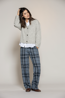 Blue Frankie Knit Cardigan  - Blue Sportswear