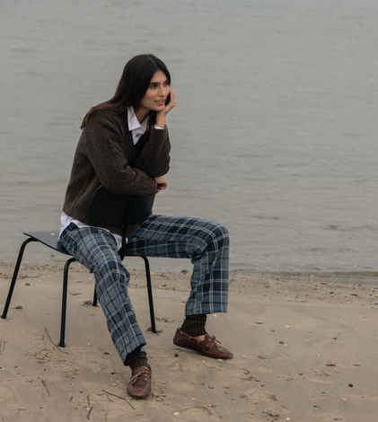 Blue Frankie Knit Cardigan