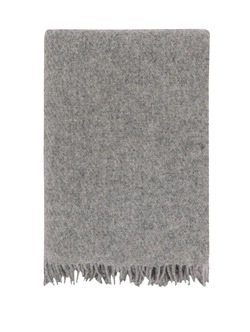 KAMPANJE! Falketind Ullpledd Naturlig Grå - Høie of Scandinavia 