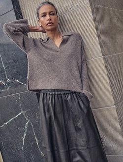 Thora Aidy Polo Knit  - Mos Mosh
