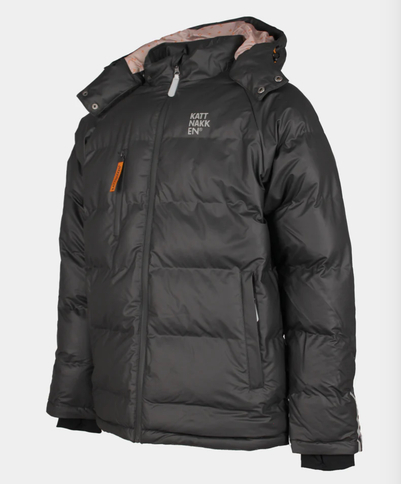 Kattnakken Boblejakke kort Sludd  Kattesvart - Kattnakken