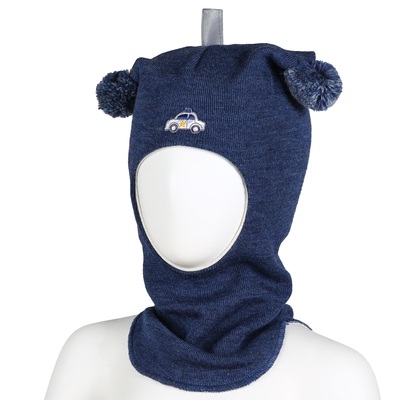 Balaclava ULL m/vindstopp KIVAT mellomblå - Kivat