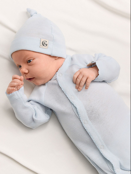 Gullkorn Vakke Ull Babydress