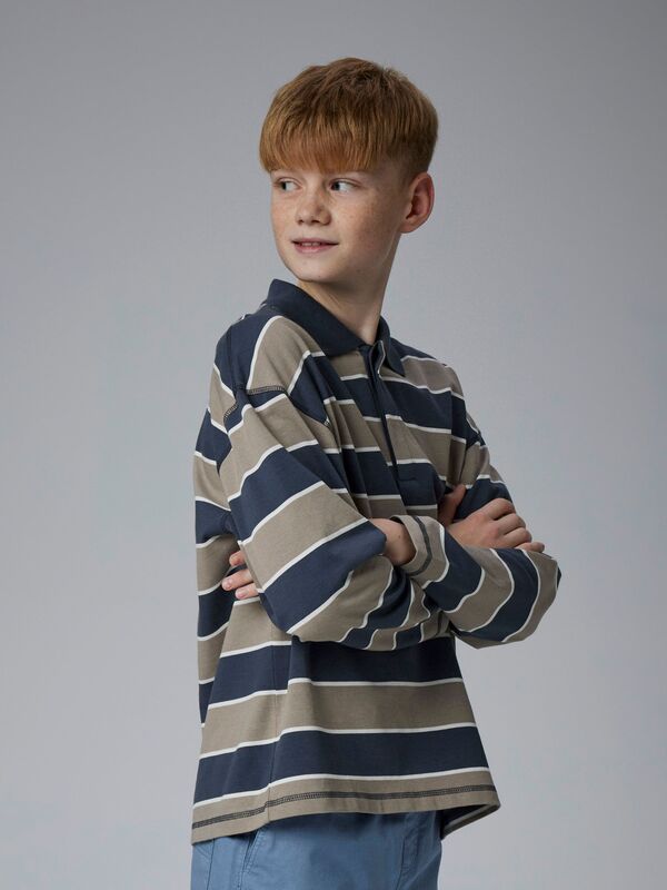 NKMOLLIE LS RLX POLO 