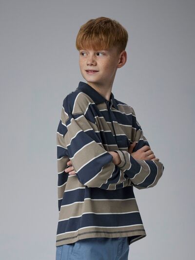 NKMOLLIE LS RLX POLO  Roasted Cashew - Name It