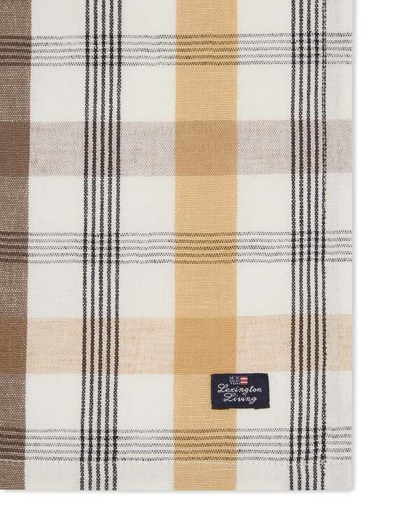 Rutet lin/bomull serviett